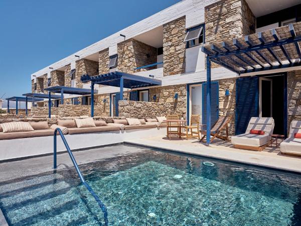 Mykonos Theoxenia, a member of Design Hotels : photo 2 de la chambre suite premium avec piscine privée - vue sur jardin