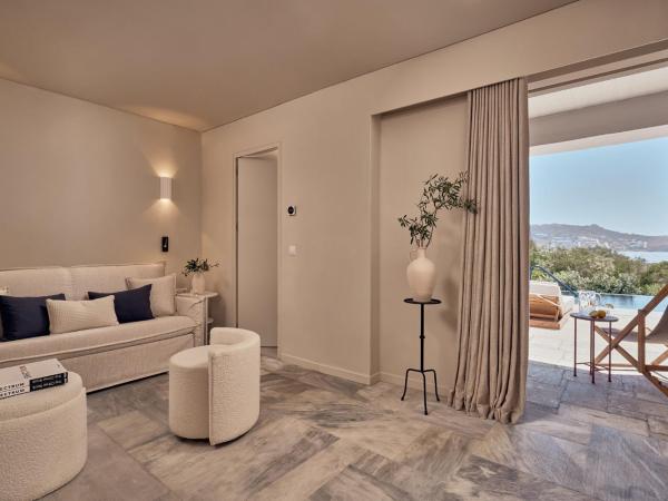 Mykonos Theoxenia, a member of Design Hotels : photo 9 de la chambre suite 1 chambre theoxenia avec piscine privée - vue sur mer