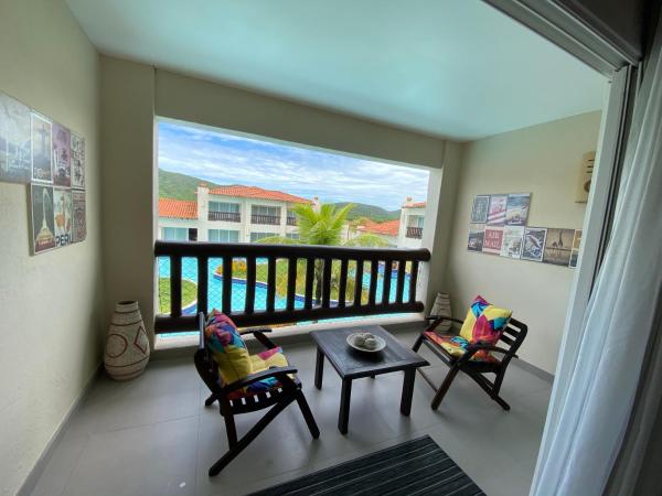 Buzios Beach Resort Super Luxo Residencial 2501 e 2502 : photo 8 de la chambre appartement - vue sur piscine