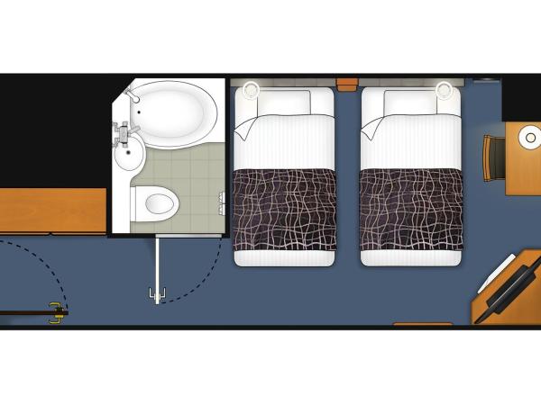 APA Hotel Kyoto Gion Excellent : photo 8 de la chambre chambre lits jumeaux - fumeurs