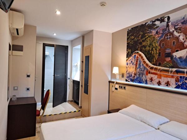 Hostal Las Flores Ramblas : photo 6 de la chambre chambre double ou lits jumeaux