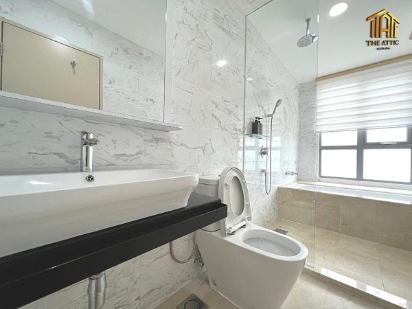 Attic Home Melaka Silverscape Residence & Jonker : photo 10 de la chambre luxury family 2 bedroom suite (private bathtub and sea view)