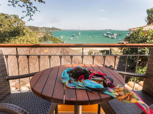 Pousada Corsario Buzios : photo 5 de la chambre chambre double avec balcon - vue sur mer