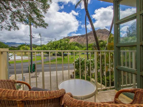 Diamond Head Beach Hotel : photo 2 de la chambre chambre double - vue sur montagne
