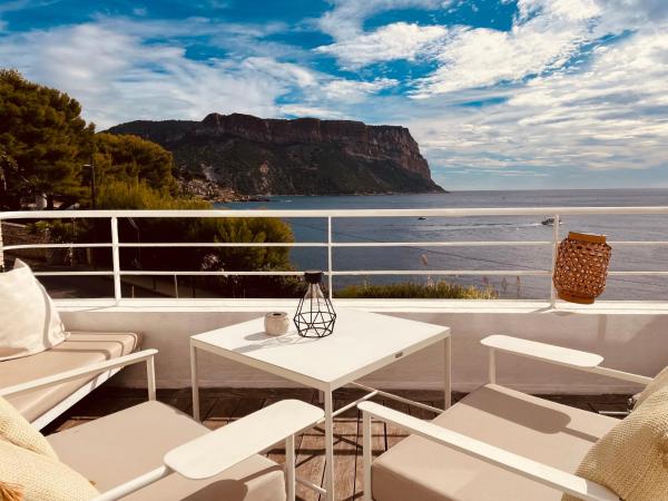 Hotel de La Plage - Mahogany : photo 5 de la chambre suite avec terrasse - vue sur mer 