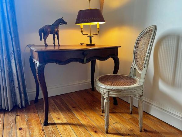 Maison Loire : photo 8 de la chambre chambre lit queen-size - vue sur jardin