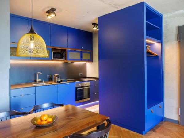 Downtown Apartments Mitte-Wedding : photo 4 de la chambre grand appartement 2 chambres bleu