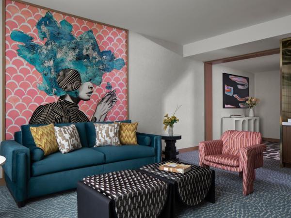 Lake Nona Wave Hotel : photo 3 de la chambre suite 1 chambre lit king-size avec balcon