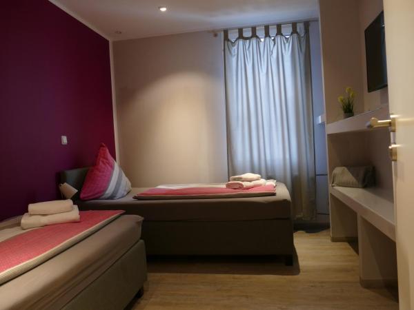 Pension Sölde : photo 2 de la chambre chambre lits jumeaux standard avec salle de bains commune