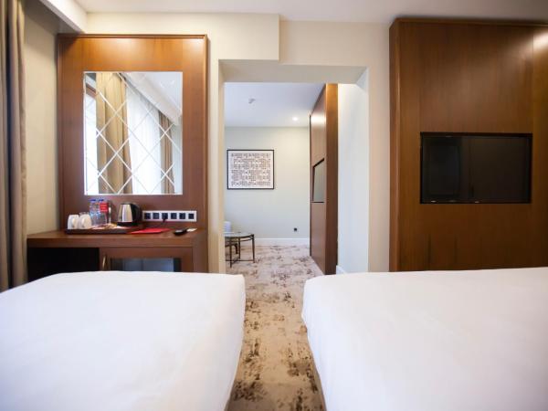 Ramada Plaza Sultanahmet : photo 7 de la chambre suite lit king-size familiale avec balcon - vue sur piscine