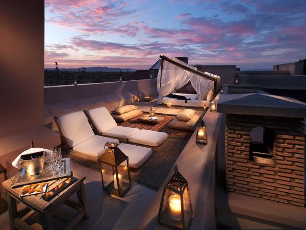 Ksar Char-Bagh Small Luxury Hotels : photo 4 de la chambre grande suite harim avec terrasse privée