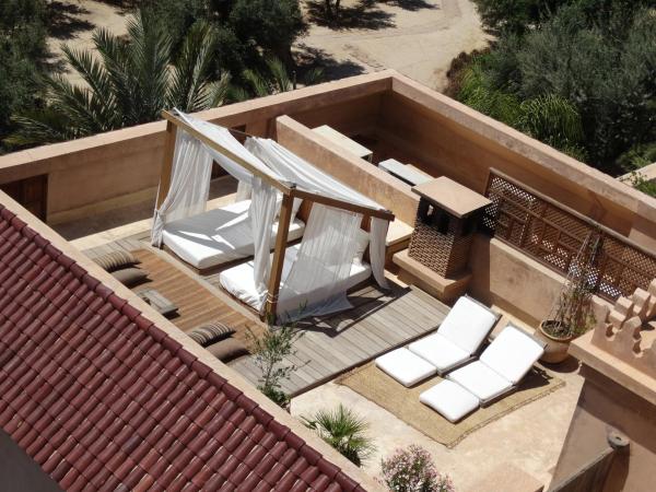 Ksar Char-Bagh Small Luxury Hotels : photo 4 de la chambre suite ksar avec terrasse