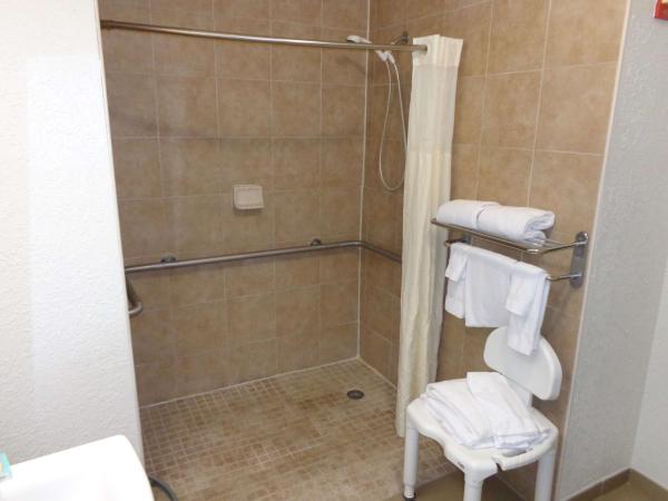 SureStay Plus by Best Western Orlando Lake Buena Vista : photo 3 de la chambre suite with two double beds and sofa bed - roll-in-shower/disability access