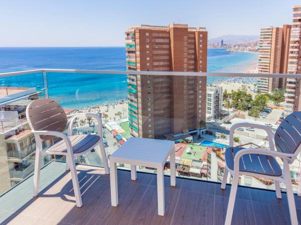 Port Benidorm Hotel & Spa 4* Sup : photo 2 de la chambre chambre double (1 adulte) – vue sur mer