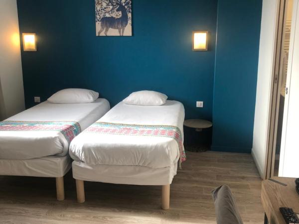 Hôtel de Paris - Dijon Centre Gare : photo 2 de la chambre chambre lits jumeaux confort