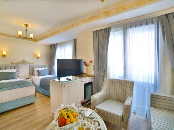Yılsam Sultanahmet Hotel : photo 7 de la chambre chambre deluxe double ou lits jumeaux