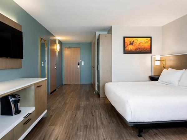 Wyndham Garden Winnipeg Airport : photo 1 de la chambre hébergement lit king-size - accessible aux personnes à mobilité réduite - baignoire avec barres d'appui - non-fumeurs