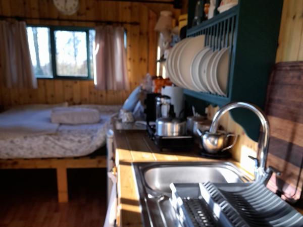 Lower Haven Shepherds Hut : photo 8 de la chambre chambre double deluxe avec douche