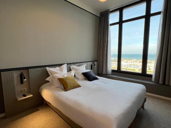 L'Échappée - Hôtel Casino Dieppe : photo 2 de la chambre chambre confort - vue sur mer