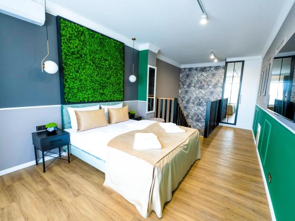 Aparthotel Green Concrete - nowy, ekologiczny hotel w Świnoujściu, Darmowy Bus Na Plażę, Free Shuttle Bus : photo 6 de la chambre appartement en duplex
