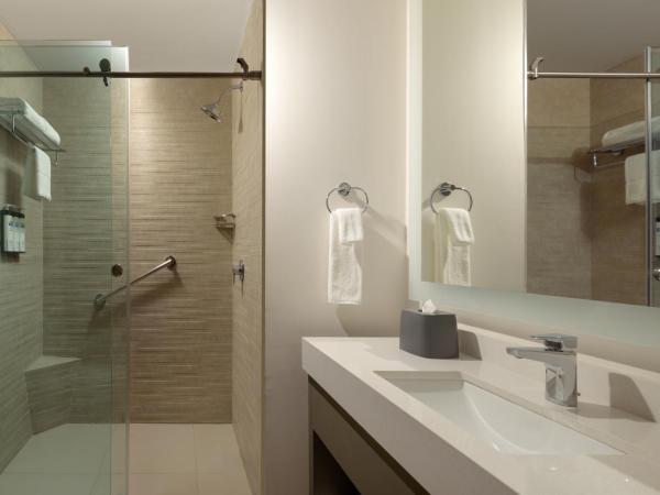 Hyatt House Monterrey Valle San Pedro : photo 4 de la chambre suite lit king-size avec cuisine et canapé-lit