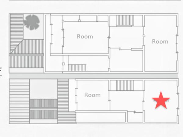Guesthouse Itoya Kyoto : photo 6 de la chambre chambre triple Économique avec salle de bains commune