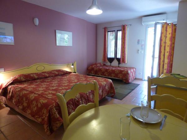 Appart'Hotel Festival Sud Aqua - Avignon TGV : photo 1 de la chambre studio - vue sur piscine