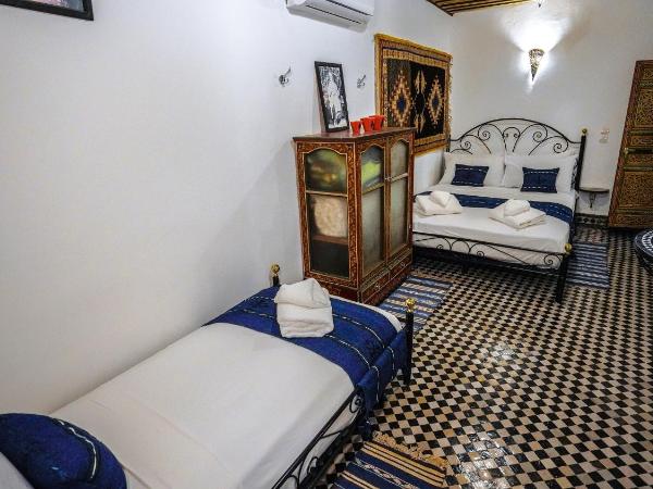 Riad Green House : photo 1 de la chambre chambre double ou lits jumeaux deluxe avec balcon
