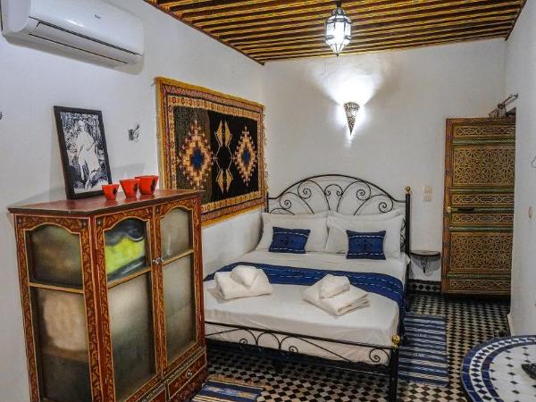 Riad Green House : photo 4 de la chambre chambre double ou lits jumeaux deluxe avec balcon