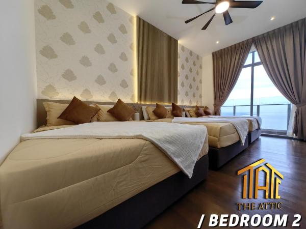 Attic Home Melaka Silverscape Residence & Jonker : photo 10 de la chambre seaview luxury penthouse - private karaoke room i pool table i ps4 i mahjong