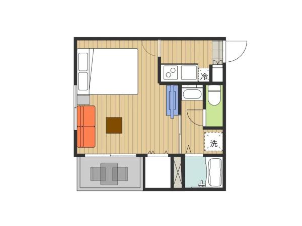 KIKI HOUSE 新小岩 : photo 3 de la chambre appartement avec balcon