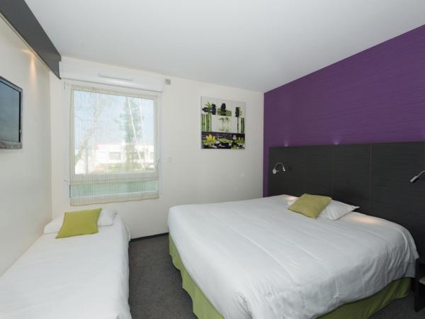 Kyriad Direct Limoges Nord : photo 5 de la chambre - 1 lit double + 1 lit simple 