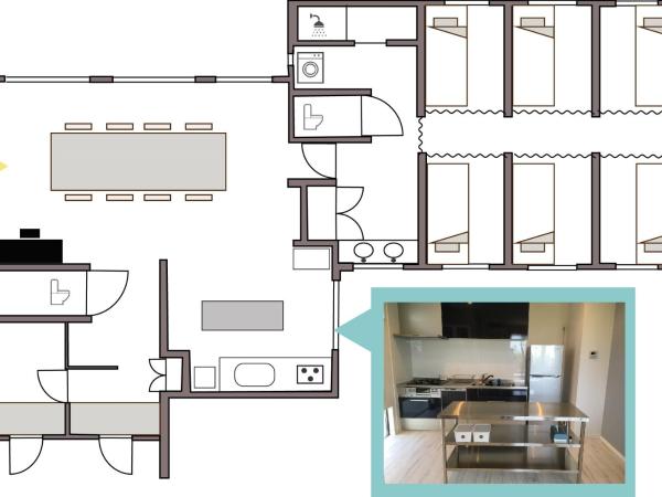 Guesthouse ORI ORI : photo 6 de la chambre lit simple dans dortoir mixte
