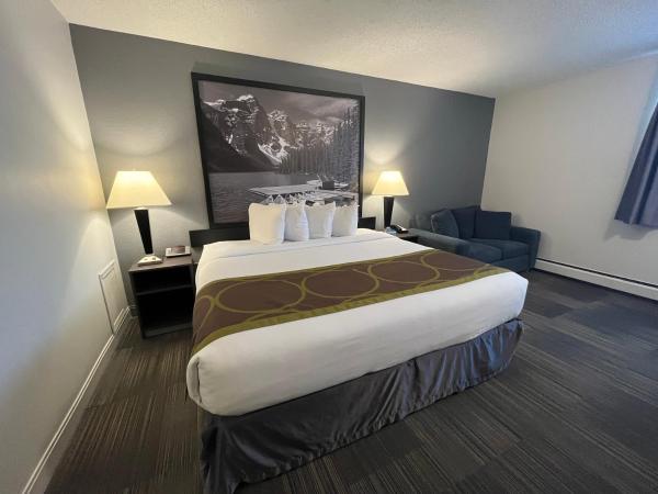 Super 8 by Wyndham Macleod Trail Calgary : photo 7 de la chambre chambre lit king-size deluxe - non-fumeurs 