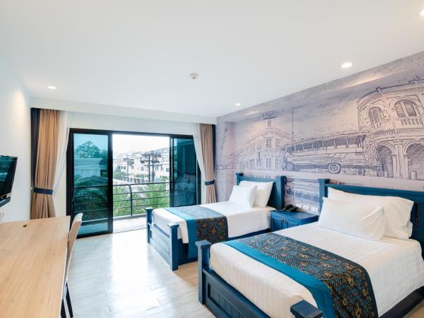Bhukitta Boutique Hotel Phuket Town : photo 1 de la chambre grand deluxe twin bed + free coworking space
