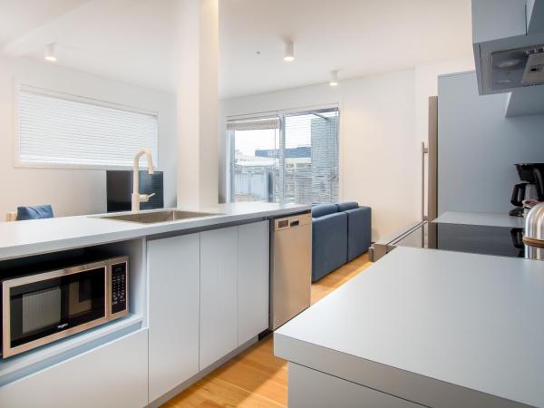 Les Lofts St-François - Par Les Lofts Vieux-Quebec : photo 5 de la chambre appartement 2 chambres avec balcon privé et spa - sf502