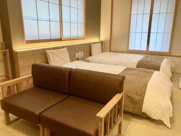 Dormy Inn Premium Ginza : photo 10 de la chambre chambre lits jumeaux avec douche