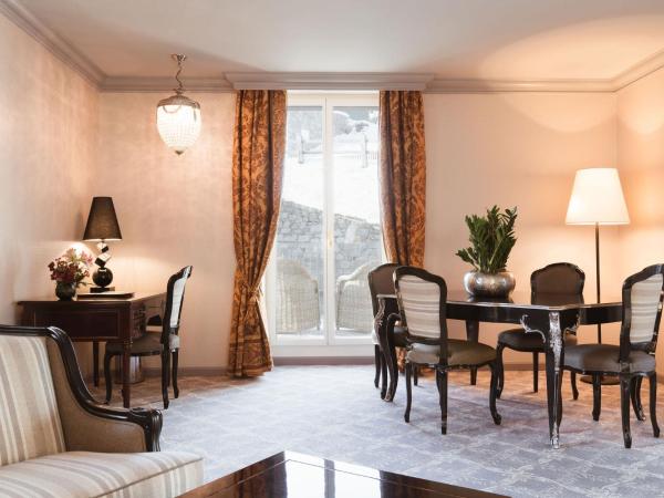 Carlton Hotel St Moritz - The Leading Hotels of the World : photo 2 de la chambre carlton suite with lake view