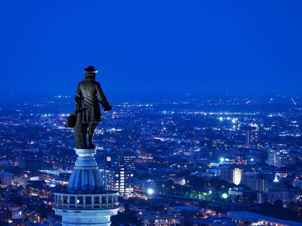 W Philadelphia : photo 2 de la chambre suite lit king-size fantastic - vue sur ville