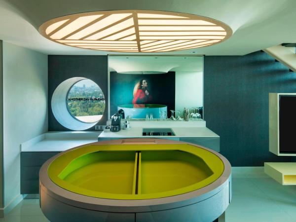 W Mexico City : photo 8 de la chambre suite en duplex merveilleuse avec 1 chambre lit king-size et canapé-lit