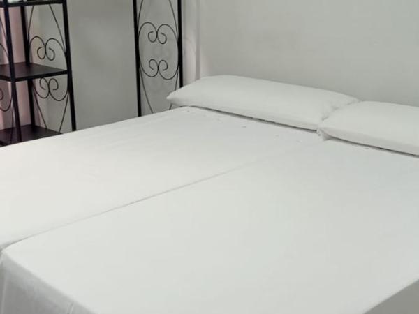 Old Center Inn Alicante : photo 1 de la chambre chambre lits jumeaux avec salle de bains commune