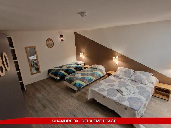 Hôtel Au Valéry : photo 4 de la chambre chambre quadruple supérieure