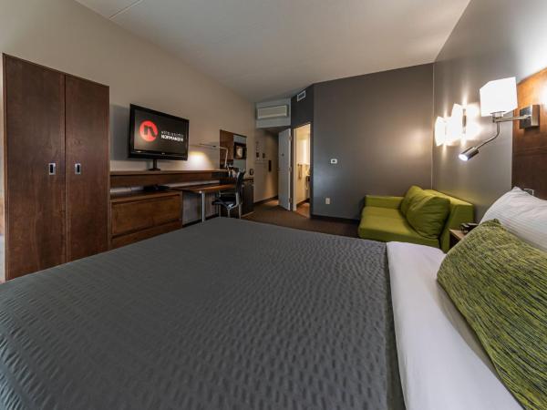 Hôtel & Suites Normandin Québec : photo 4 de la chambre chambre lit queen-size - accessible aux personnes à mobilité réduite
