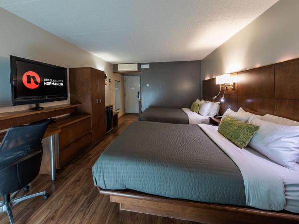 Hôtel & Suites Normandin Québec : photo 5 de la chambre chambre de luxe avec 2 lits queen-size (3 adultes)