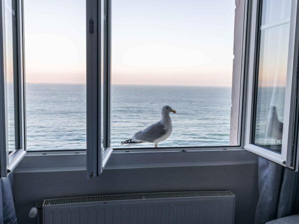 Hotel Kyriad Saint Malo Centre Plage : photo 6 de la chambre chambre double ou lits jumeaux - vue sur mer