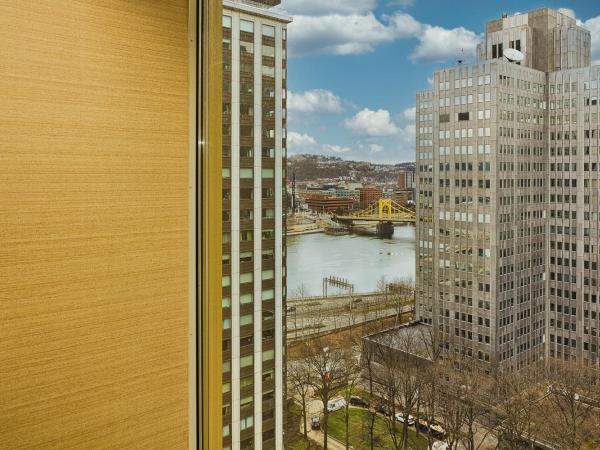 Wyndham Grand Pittsburgh : photo 4 de la chambre chambre lit king-size - vue sur ville
