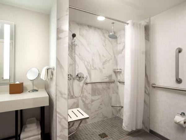 Hyatt Regency San Antonio Riverwalk : photo 2 de la chambre chambre lit king-size pour personnes à mobilité réduite avec douche accessible aux personnes à mobilité réduite