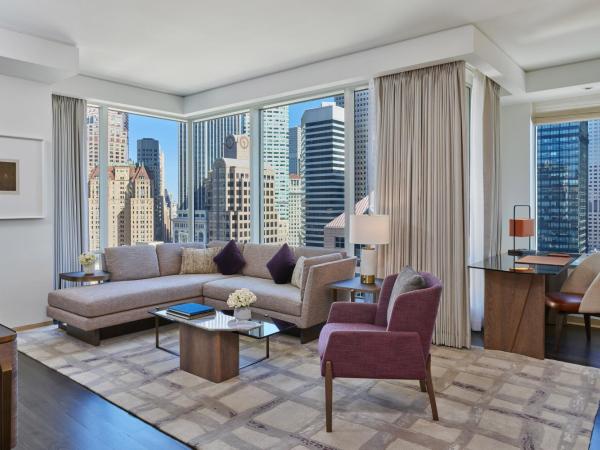 The St. Regis San Francisco : photo 3 de la chambre suite d'angle astor 1 chambre avec 1 lit king-size