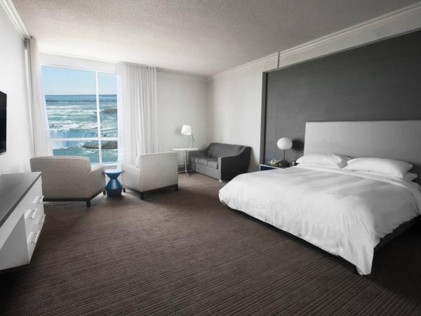 Niagara Falls Marriott on the Falls : photo 3 de la chambre suite lit king-size avec canapé-lit et baignoire spa - Étage supérieur