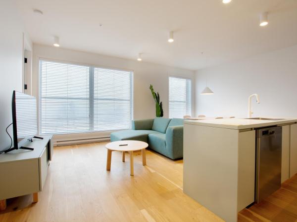 Les Lofts St-François - Par Les Lofts Vieux-Quebec : photo 6 de la chambre appartement 1 chambre sf501